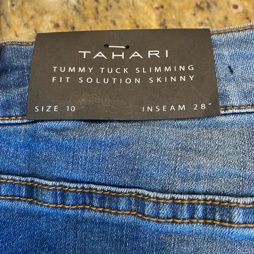 Tahari Tummy Tuck Slimming Skinny Jeans - Picture 12 of 12